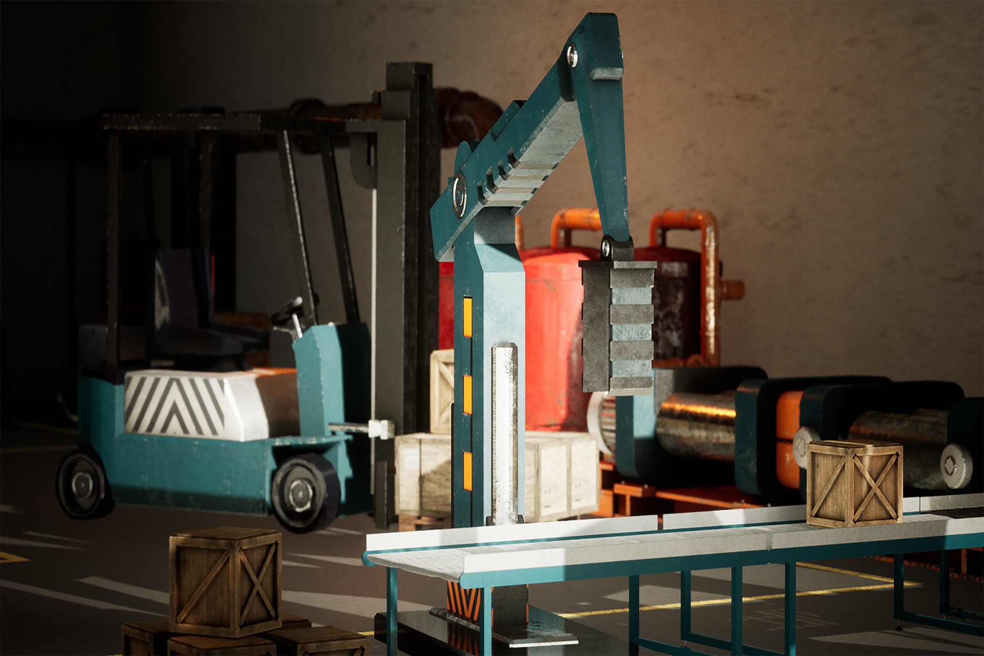 Industrial Machinery / 37+ Assets | 3D Props | Unity Asset Store