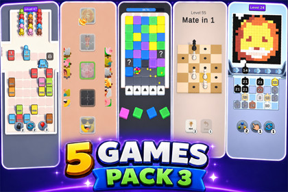 5 HyperCasual Games | Bundle 3