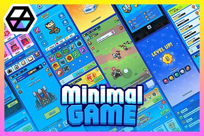 GUI Pro - Minimal Game Blue