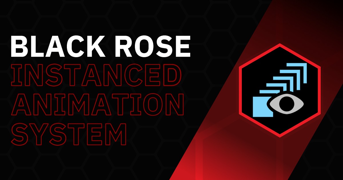Black Rose Instanced Animation System | Animation Tools | Unity Asset Store