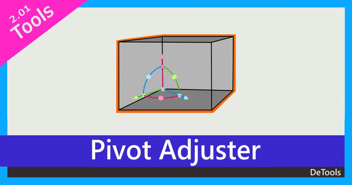 Unity Pivot Button Pivot Adjuster - Easy, Coppy Postion, Chance Rotation & More ...