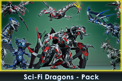 Sci-Fi Dragons Pack