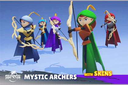 Mystic Archers - Stylized 3D Character w/ Skins