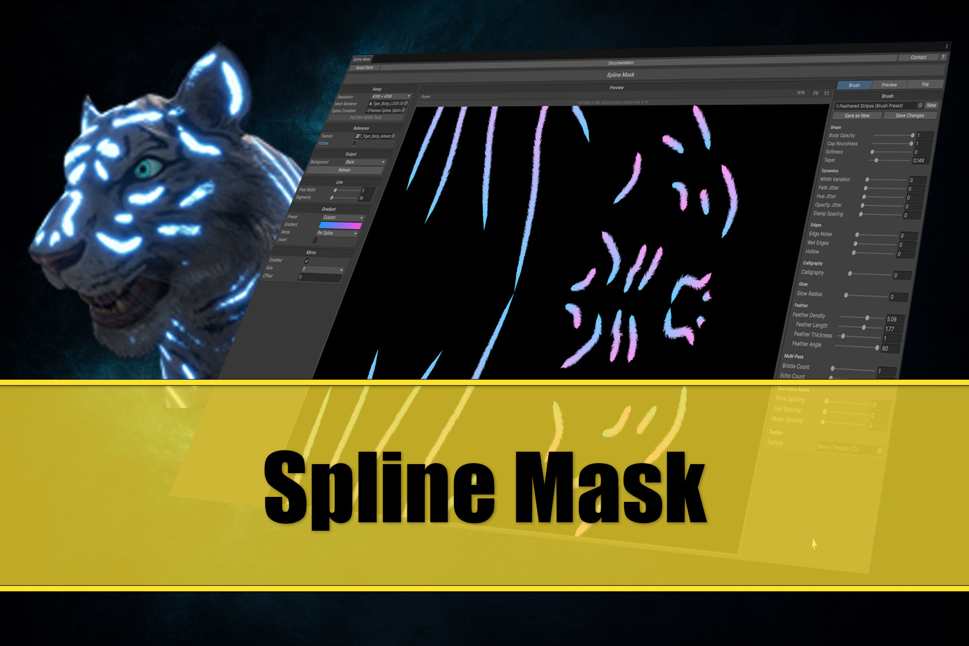 Spline Mask for Unity Splines
