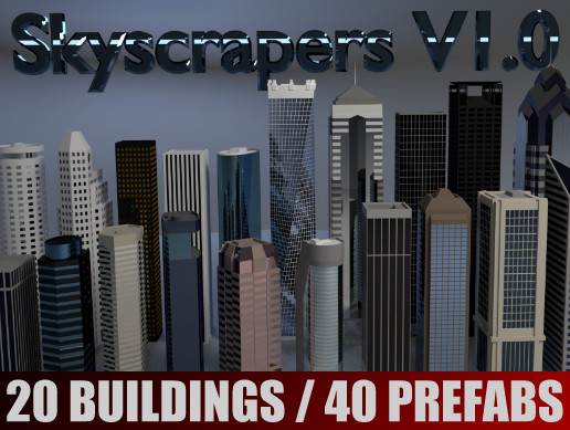 Skyscrapers V1.0 | 3D Urban | Unity Asset Store