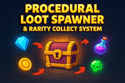 Procedural Loot Spawner & Complete Collectible and Rarity System
