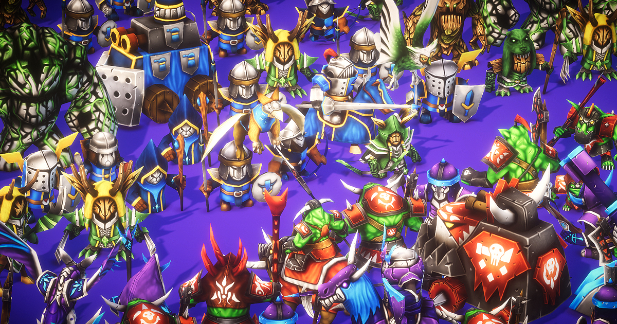 RTS Mini Legions Fantasy HP | Characters | Unity Asset Store