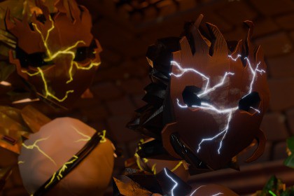 Stylized Elemental Golems - Enemies Pack