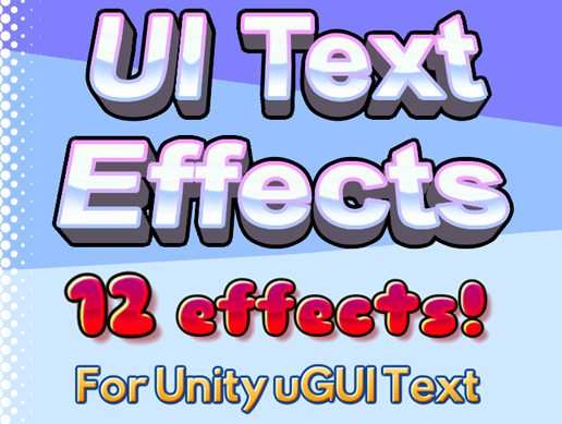 UI Text Effects | GUI Tools | Unity Asset Store