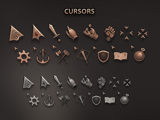 Basic RPG Cursors | 2D Textures & Materials | Unity Asset Store