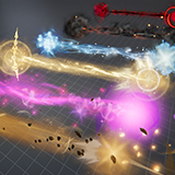 Stylized Laser Beam Attacks - 39 VFX