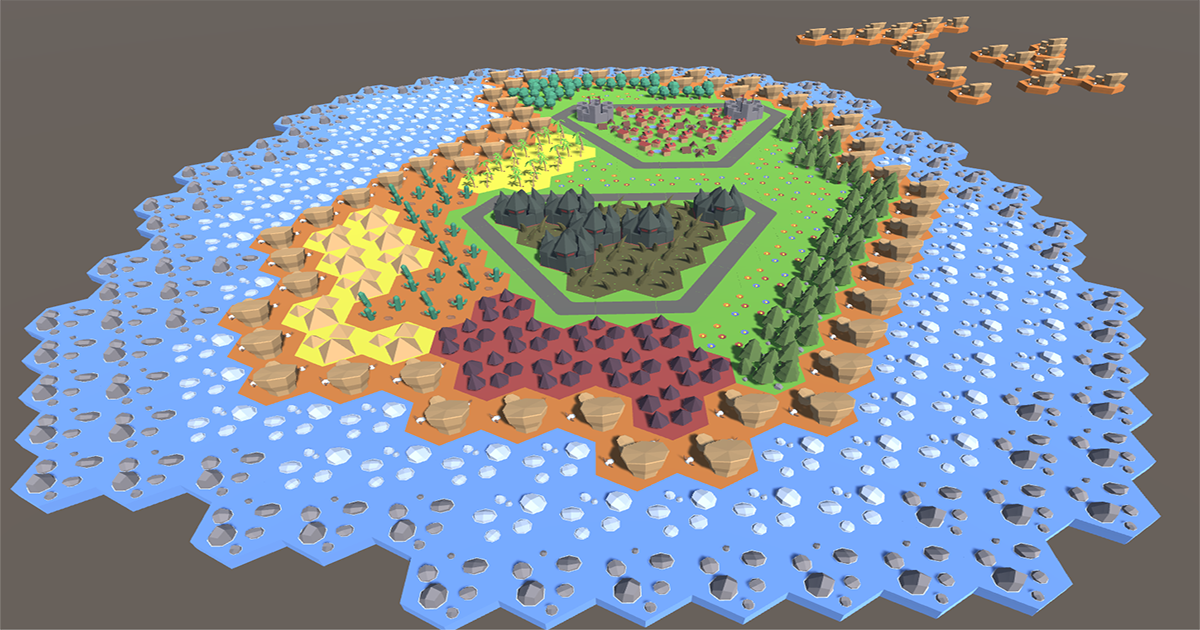 Hexagonal(and Cube) Tiled Map Editor | Level Design | Unity Asset Store
