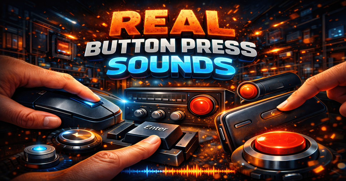 Real Button Press Sounds | Audio Sound FX | Unity Asset Store