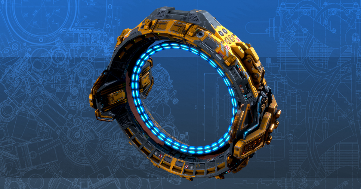 SF Heavy JumpGate JG4 | 3D Space | Unity Asset Store