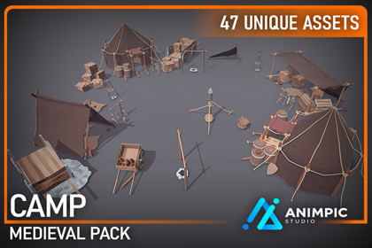 POLY - Medieval Camp