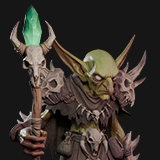 Stylized Goblin Shaman Outfit