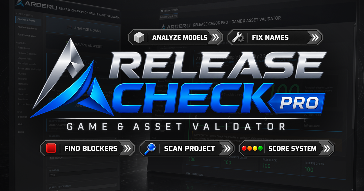 Release Check Pro - Game & Asset Validator by Arderu