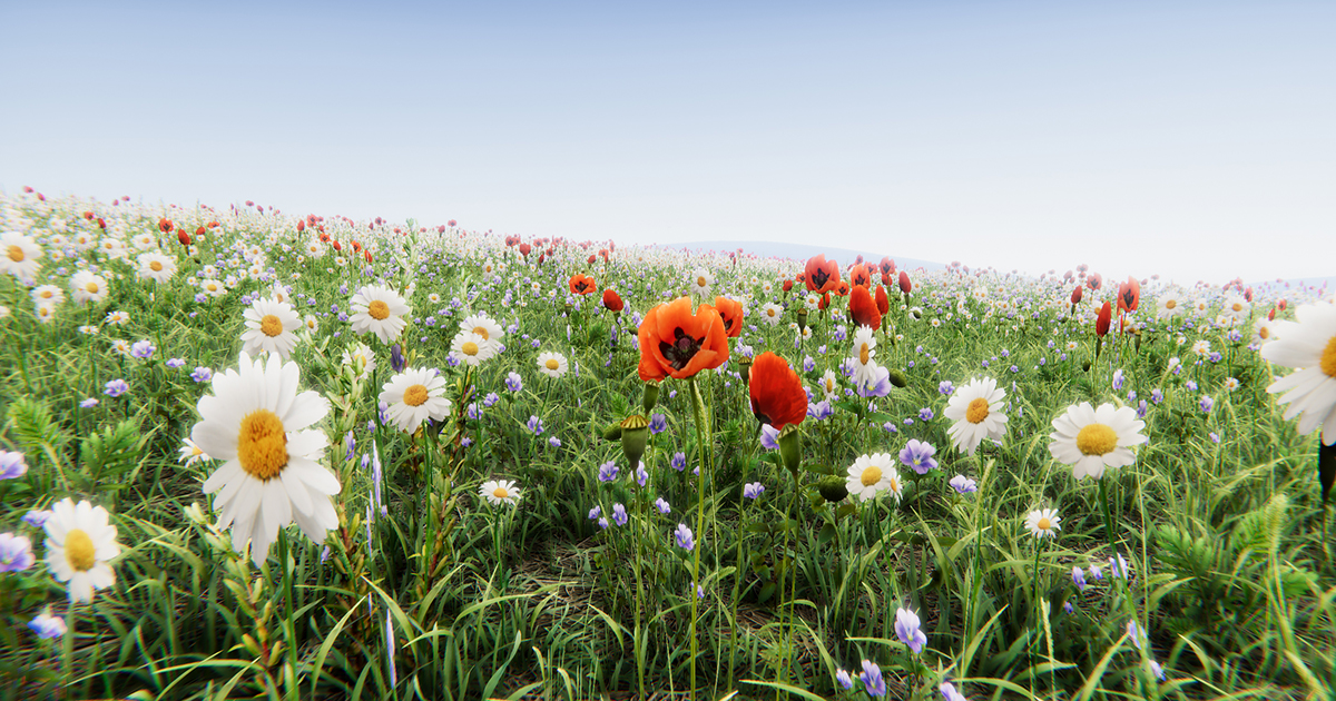 Realistic Grass Flowers Pack | 2D Nature | Unity Asset Store
