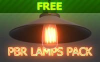 Free PBR Lamps