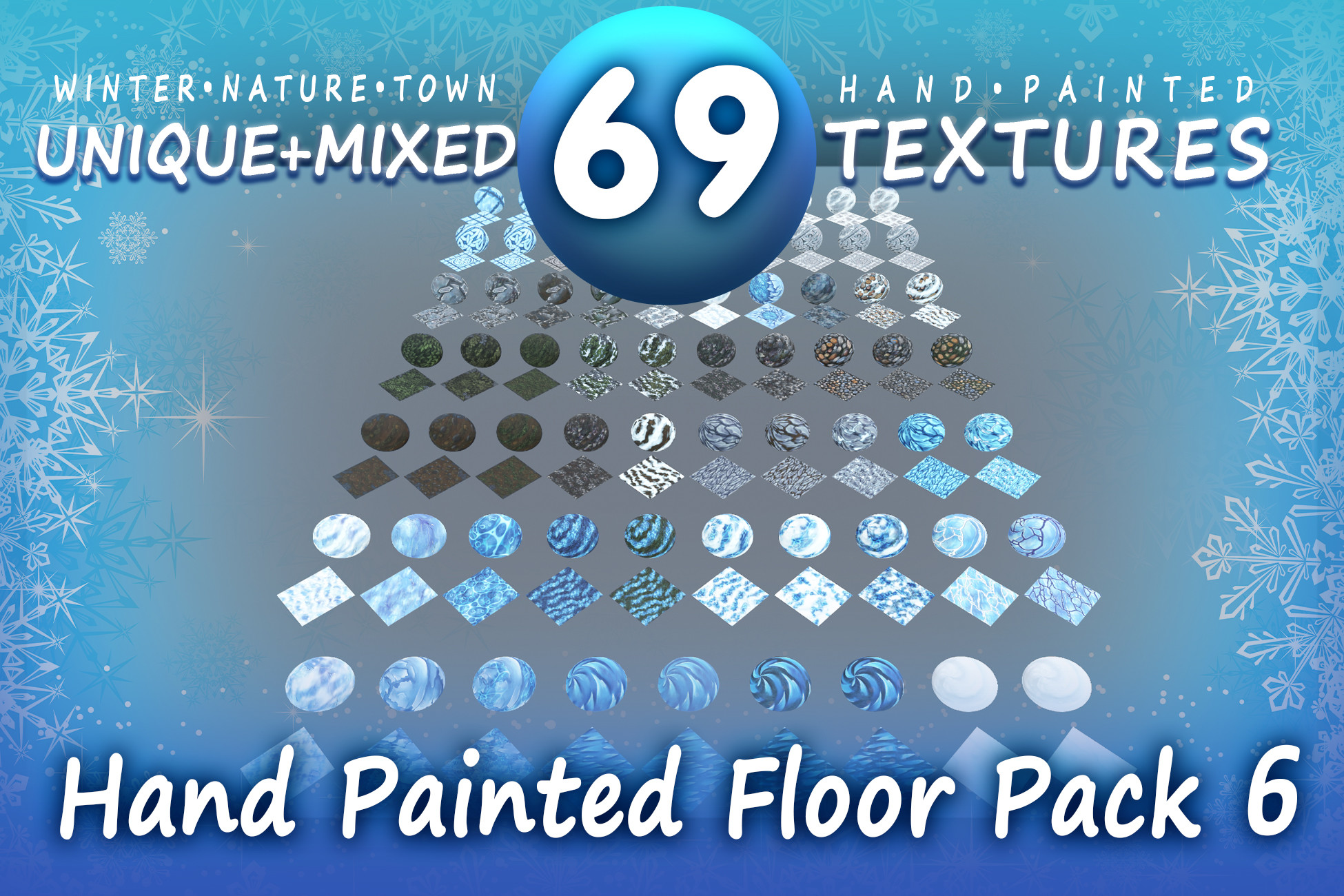 Hand Painted Floor Pack 6 | 2D Textures & Materials | Unity Asset Store