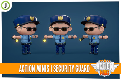 Action Minis | Security Guard