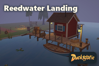 Reedwater Landing – Stylized Lakeside Fishing Village