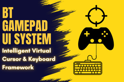 BT-Gamepad UI System: Intelligent Virtual Cursor & Keyboard Framework