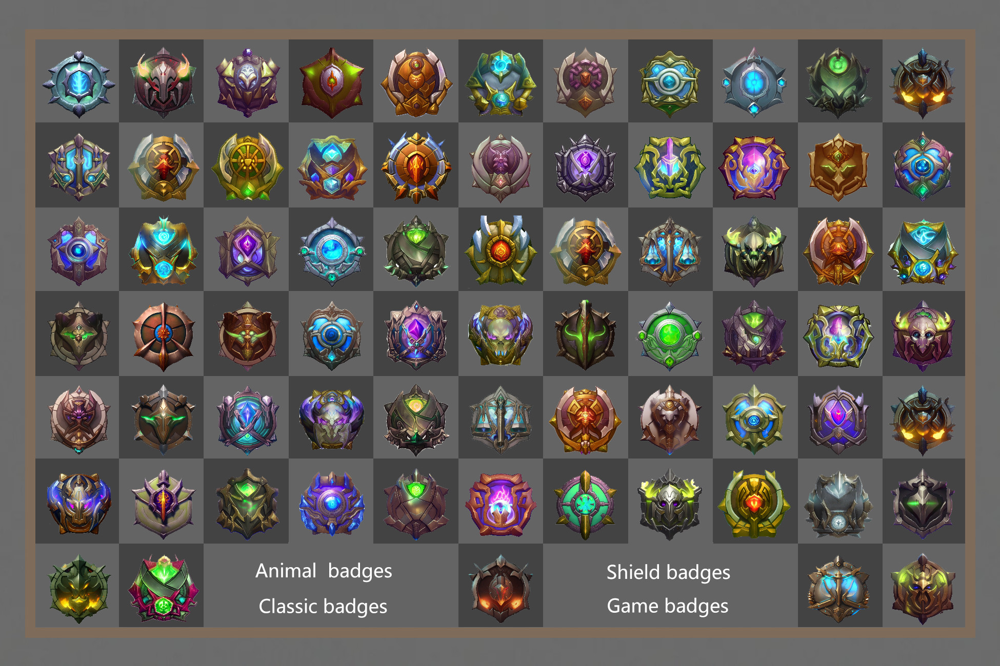 Classic Badge Icons | 2D Icons | Unity Asset Store