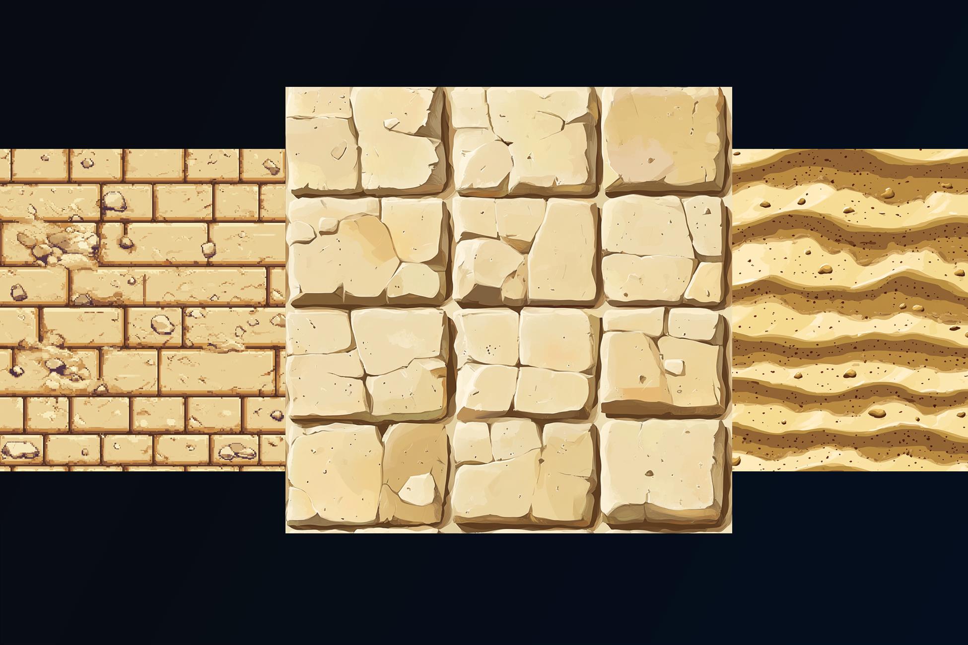 NHC - Cartoon Sand Textures | 2D Textures & Materials | Unity Asset Store