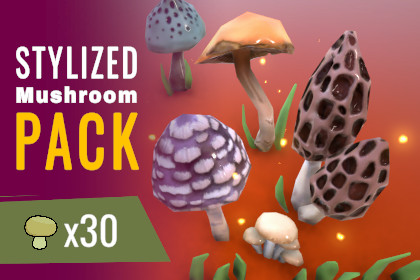 Stylized Mushroom Pack