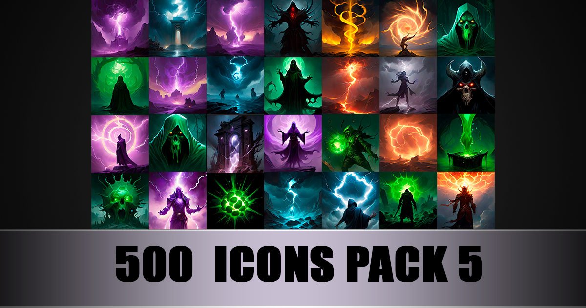 500 icons Pack 5 | 2D Icons | Unity Asset Store