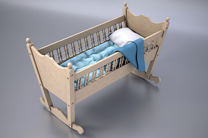 Classic Baby Cradle