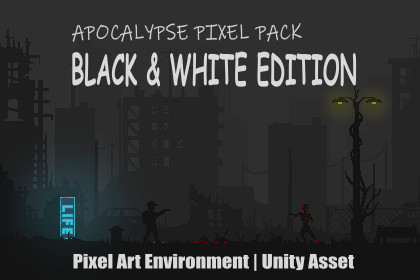 Apocalypse Pixel Pack – Black & White Edition