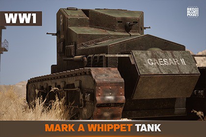 WW1 Mark A Whippet Vehicle/Tank