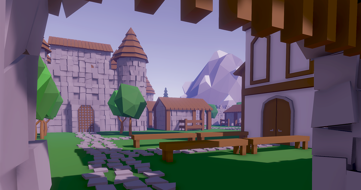 Low Poly Village Asset | 3D Environments | Unity Asset Store
