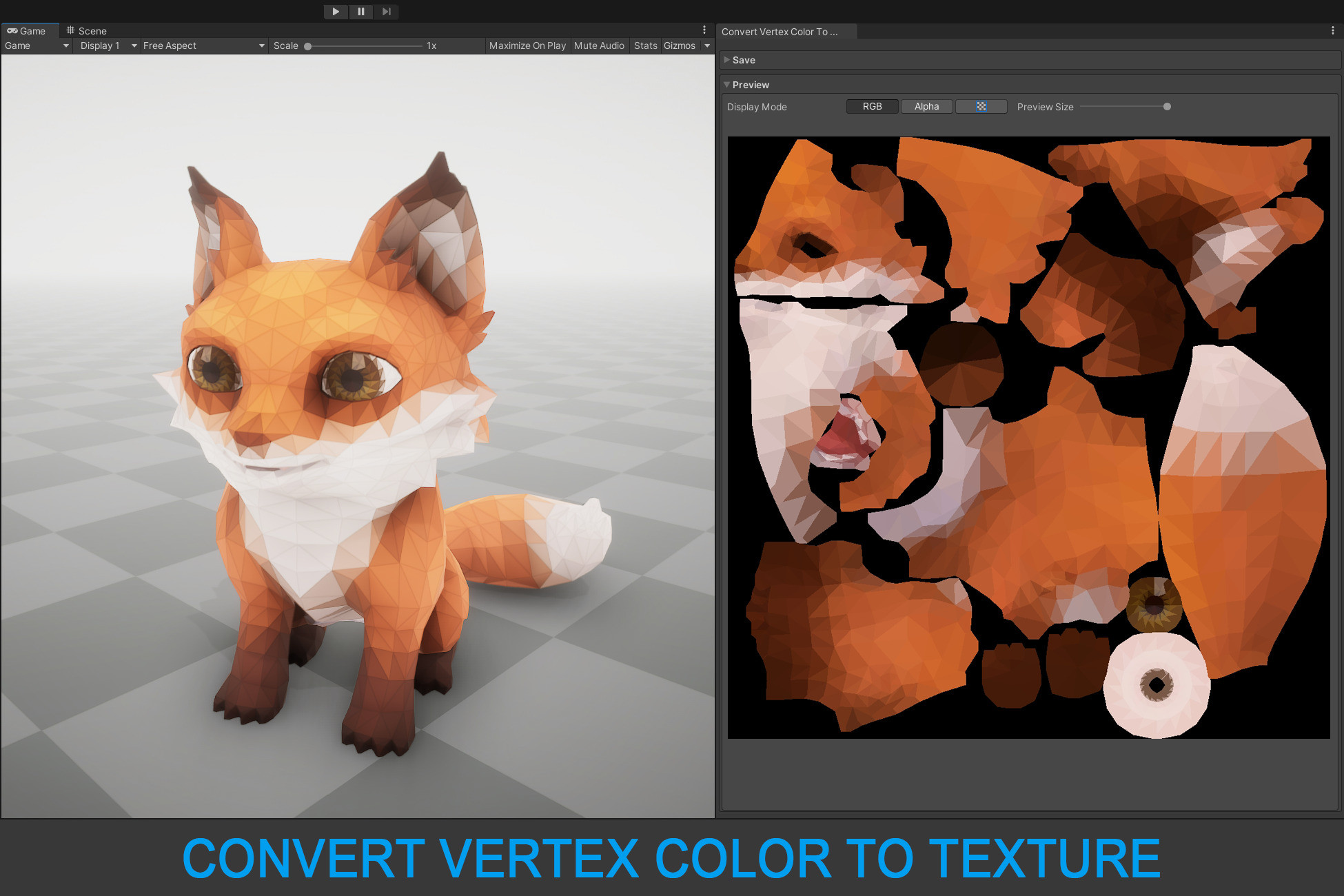 Convert Vertex Color To Texture | Modeling | Unity Asset Store