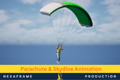 Parachute & Skydive Animation