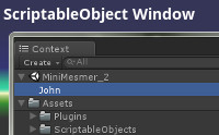 ScriptableObject Window