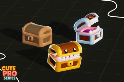 Mimic Treasure Chests Cute Series