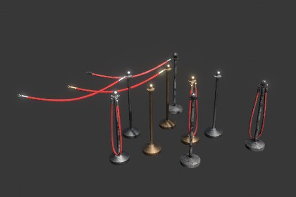 Crowd Control Stanchions