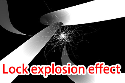 Lock explosion effect By maything