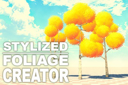 Stylized Foliage Bush & Clouds Creator
