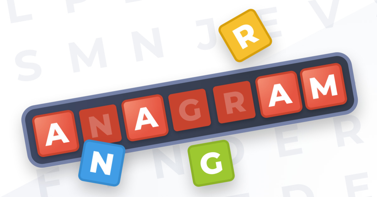 Anagram Pattern Example Anagram Word Finder Game Template | 자습서 | Unity Asset Store