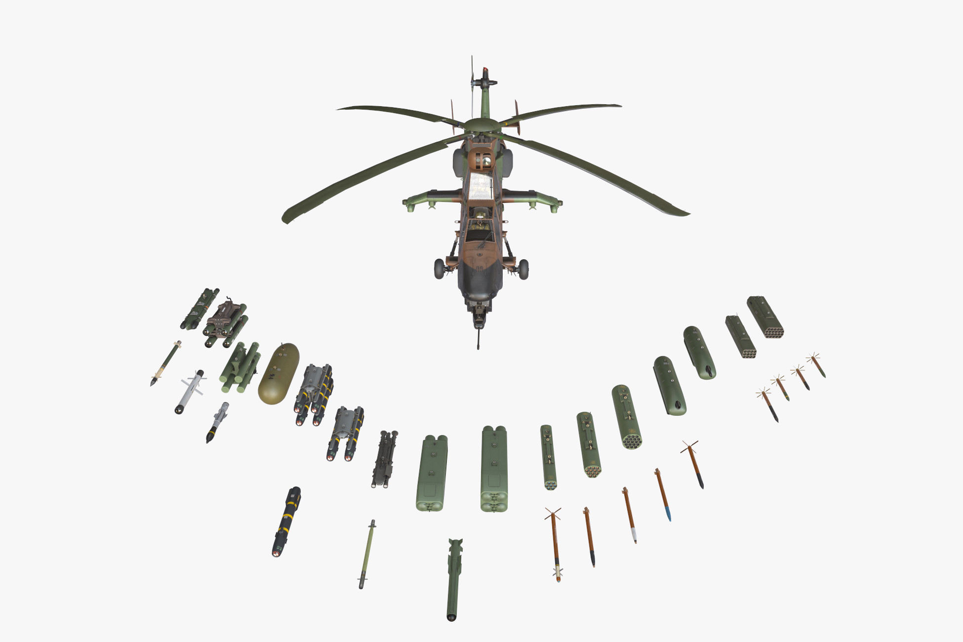 EC-665 HAD Spanish Army Basic Animation | 3D Air | Unity Asset Store
