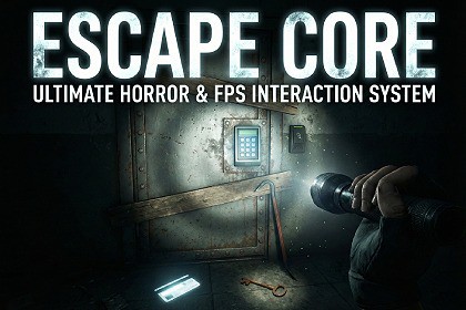 Escape Core: FPS Interaction & Inventory, Door System