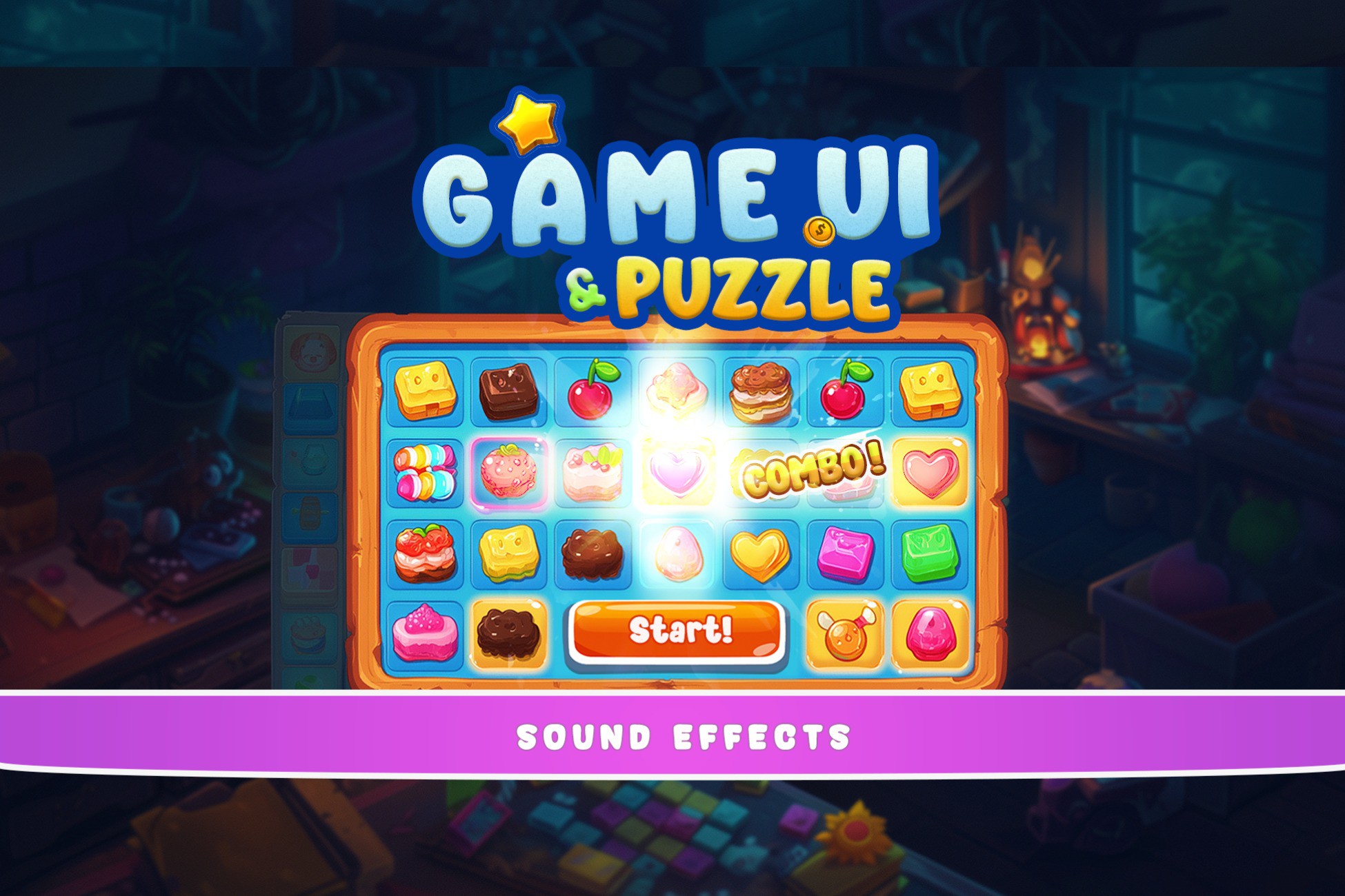Game UI & Puzzle Sound Effects Pack | Audio Sound FX | Unity Asset Store