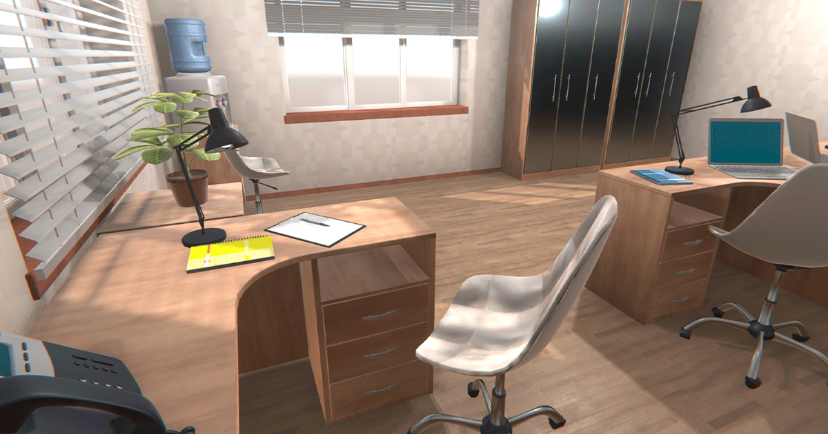 Small office room - interior and props | 3D Furniture | Unity Asset Store