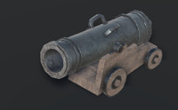 Cannon on a Platform