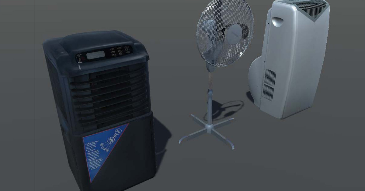 Air Conditioners 3D 电子产品 Unity Asset Store