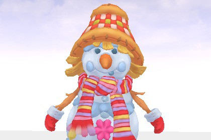 snowman with hat